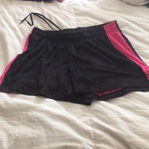 2 tone gym mesh gym shorts